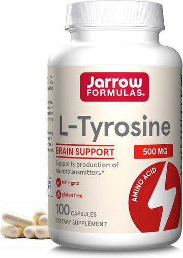 Jarrow Formulas L-Tyrosine 500 mg - Supports Brain Function - Brain Ne