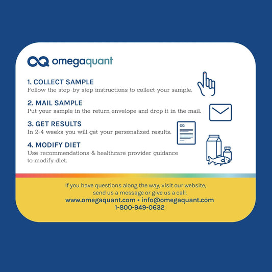 Omega Quant Vitamin D Home Test Kit - with Collection Kit, Vitamin D T