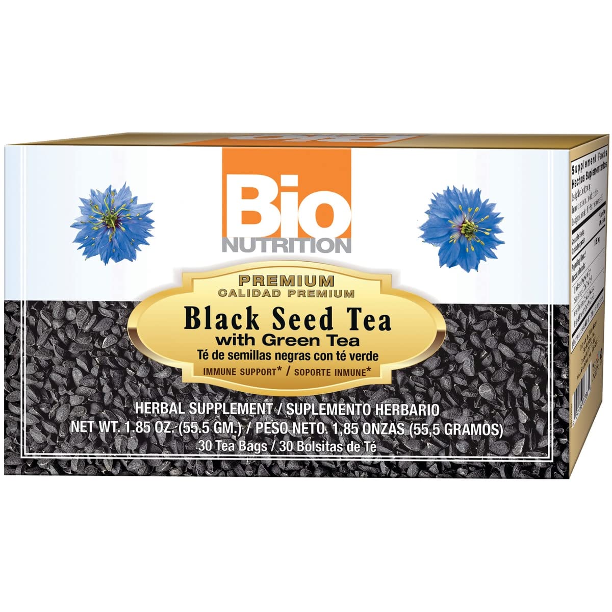 Bio Nutrition Black Seed Tea with Green Tea 30 Bag(S)
