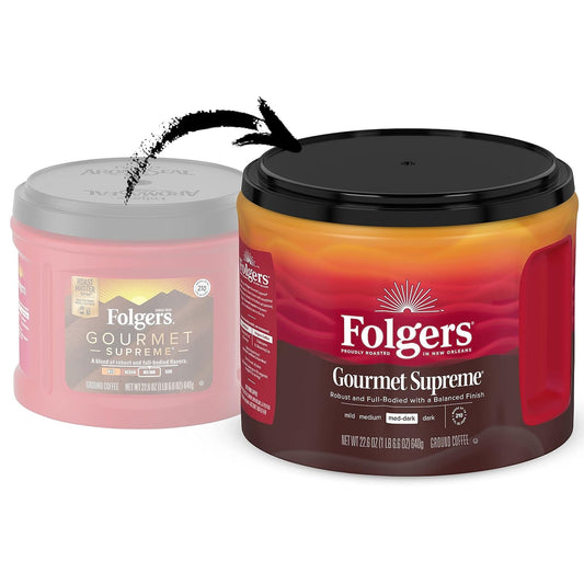 Folgers Gourmet Supreme Ground Coffee Canisters