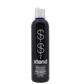 Simply Smooth Xtend Keratin Toning Shampoo Color Depositing Purple Shampoo Brighten & Tone Blonde, Silver & Gray Hair Color Prevents Brassy & Yellow Tones For Color Treated Hair 8.5