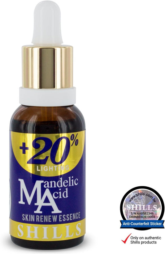SHILLS Mandelic Acid Face Serum- Face Serum. with Vitamin E for Skin Care - Remove Blackheads, 30
