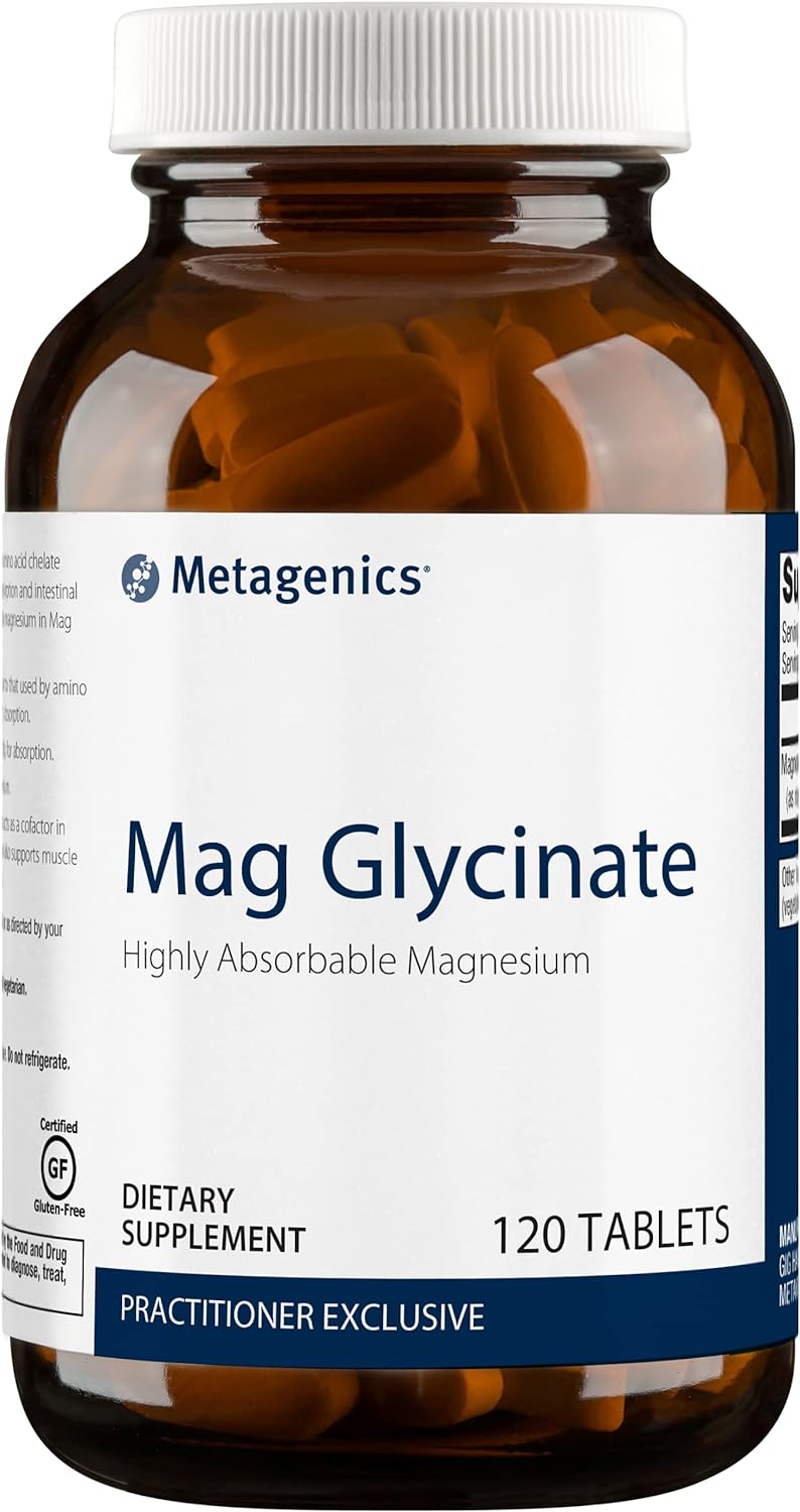 Metagenics Mag Glycinate - Highly Absorbable Magnesium Glycinate 100mg Supplement for Muscle Relaxation Support and Nerv