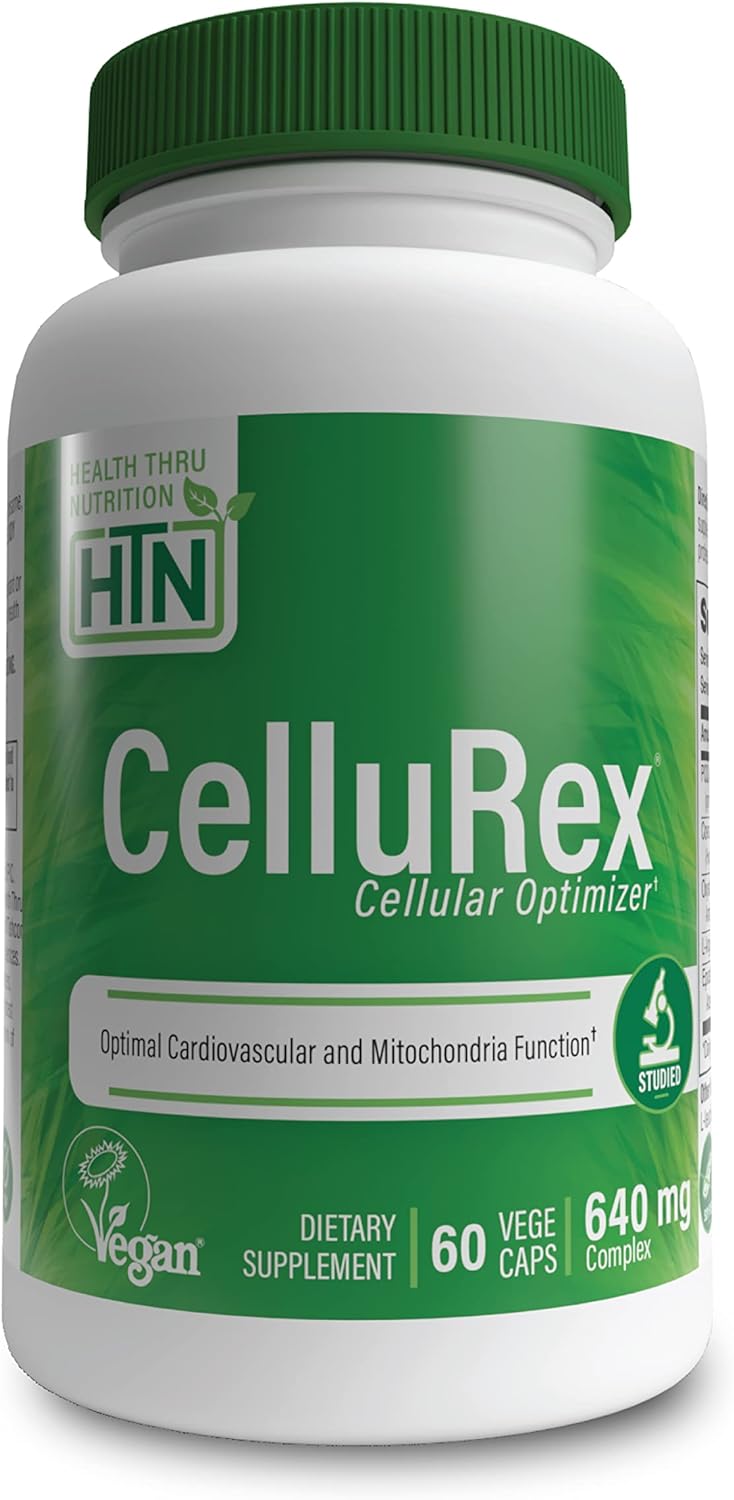 Health Thru Nutrition Cellurex With High Absorption Coq-10, Pqq & More