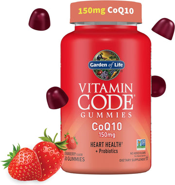 CoQ10 Gummies 150 mg, Coenzyme Q10 for Heart Health, Energy Production