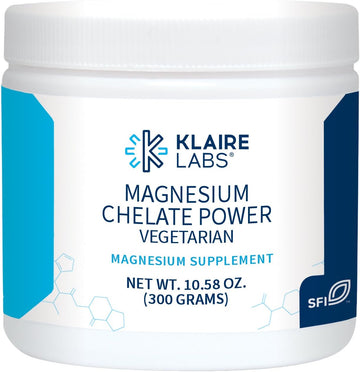 Klaire Labs Magnesium Chelate Powder - Fast-Dissolving 200 Milligrams