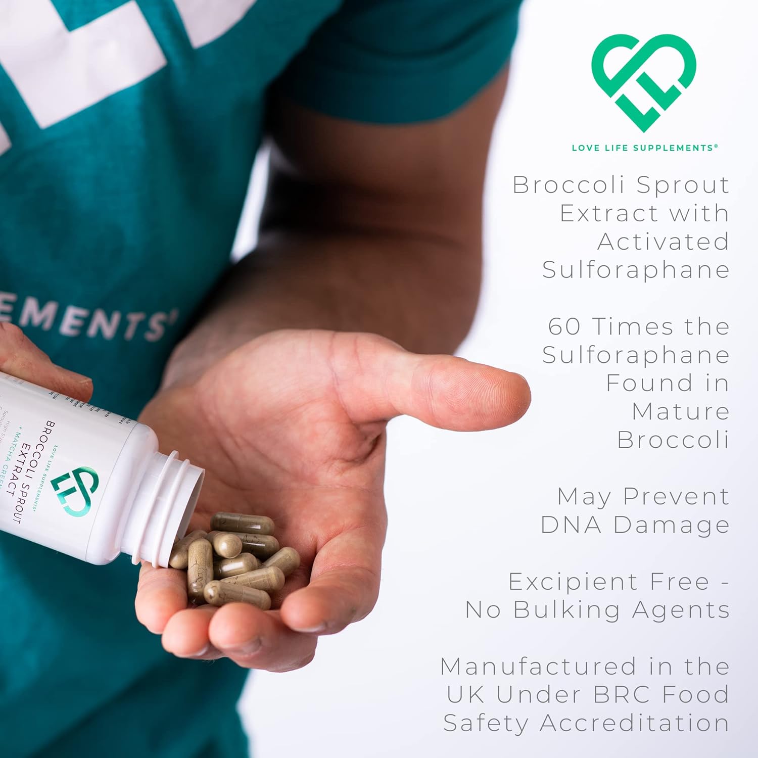 Broccoli Sprout Extract by LLS | Contains Activated Sulforaphane | 60 