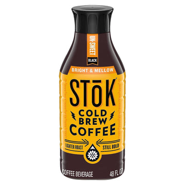 SToK Cold Brew Coffee, Bright & Mellow, Bottle