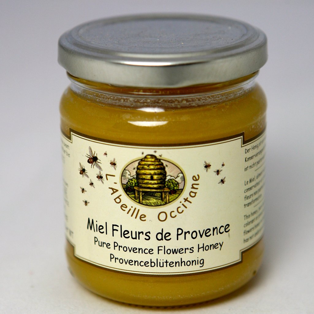 L'Abeille Occitane Provence Flowers Honey (8.8 ounce) : Groc