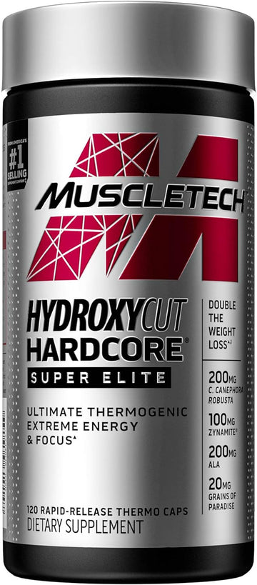 Weight Loss Pills for Women & Men MuscleTech Hydroxycut Hardcore Super3.36 Ounces