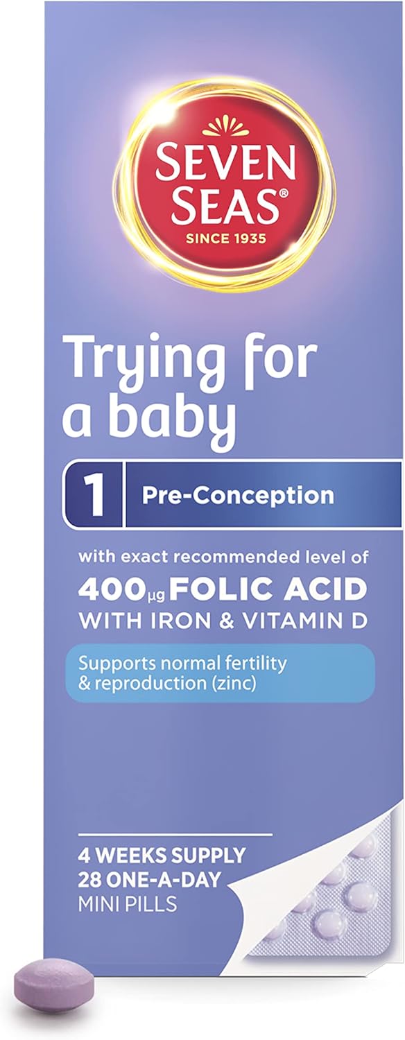 Seven Seas 400 Mg Folic Acid Prenatal Vitamins For Women With Iron & V10 Grams