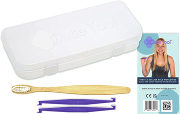 Outie Tool | Aligner Total Care Case | Contains 1 Bamboo Toothbrush and 2 Aligner Removal Tools