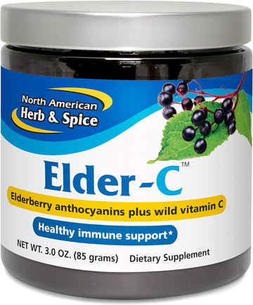 NORTH AMERICAN HERB & SPICE Elder-C - 3 oz. - Elderberry Concentrate -