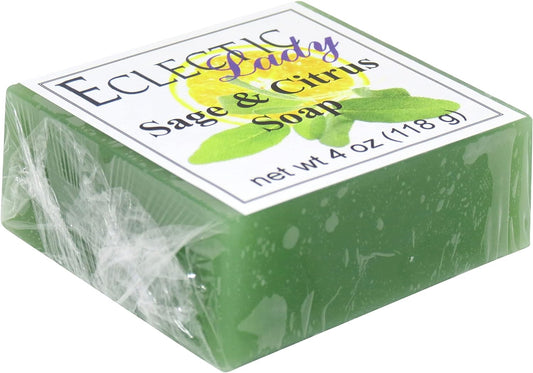 Esupli.com  Eclectic Lady Sage And Citrus Glycerin Soap, 4  