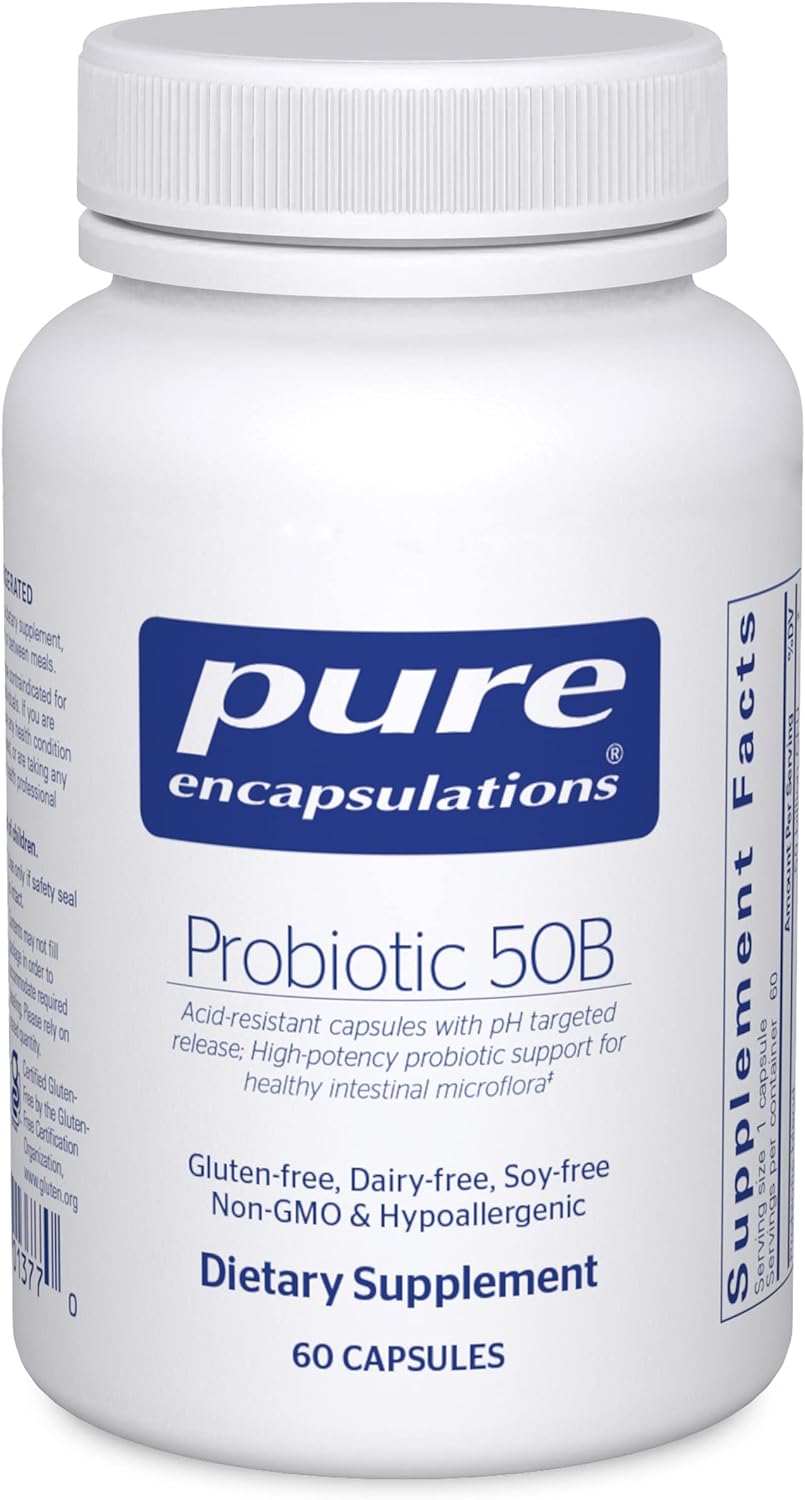 Pure Encapsulations Probiotic 50B | Acid-Resistant Probiotic
