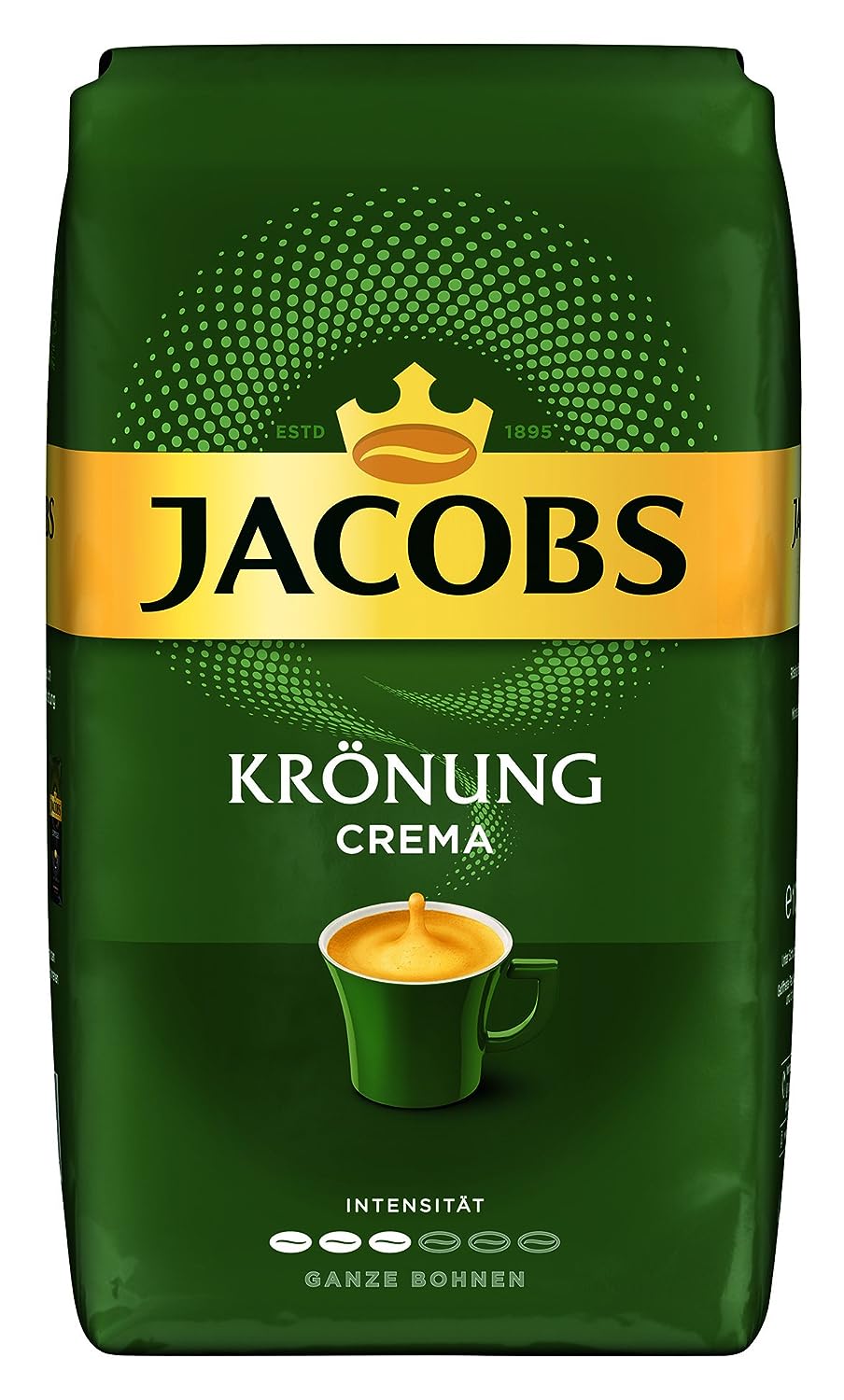 Jacobs Kronung Crema Whole Bean Coffee (Pack of 1)