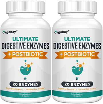 Digestive Enzymes+Postbiotics - with Tributyrin and 20 Digestive Enzym11.68 Ounces