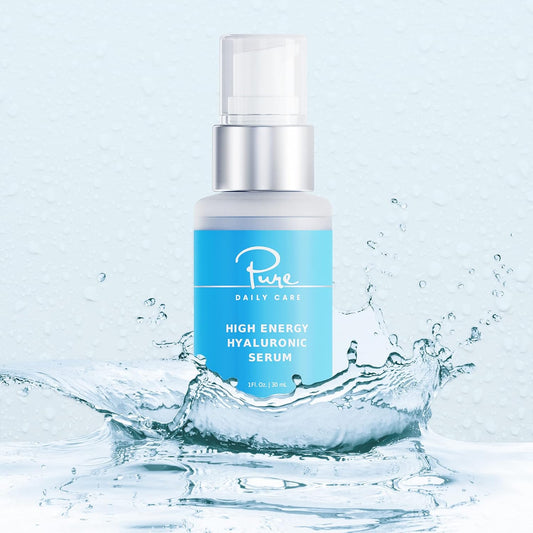 Pure Daily Care High Energy Hyaluronic Serum (4 . ) - Hydrating Clinical Grade Hyaluronic Acid