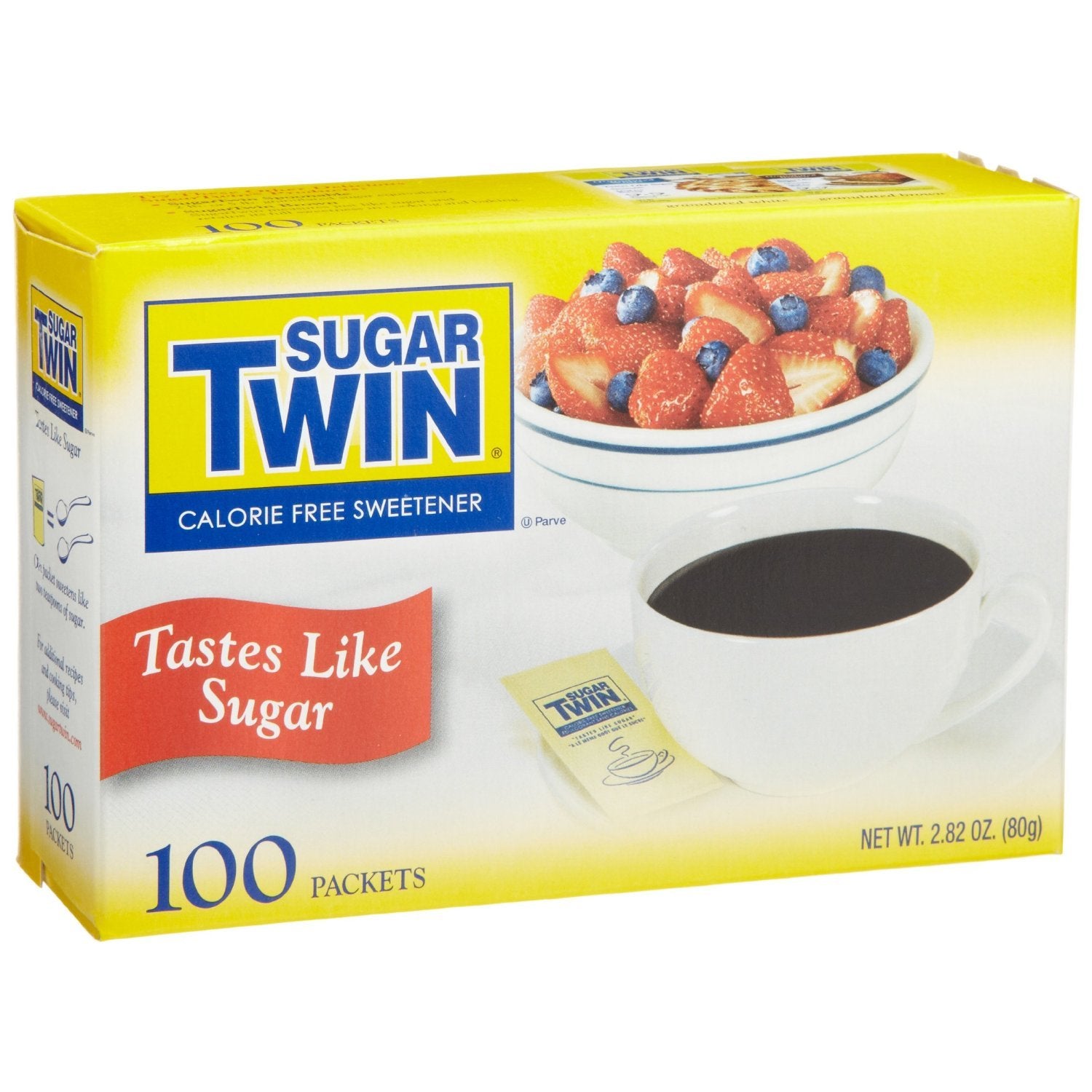 Sugar Twin Sugar Substitute, 100-count Packets (Pack of 2) :