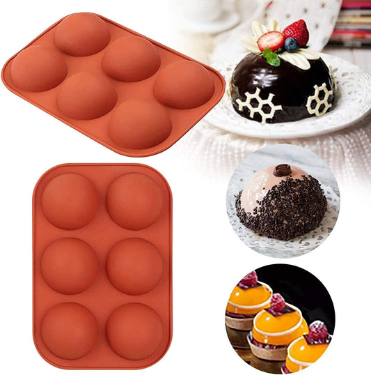 6 Holes Chocolate Making Silicone Mold Microcurrent