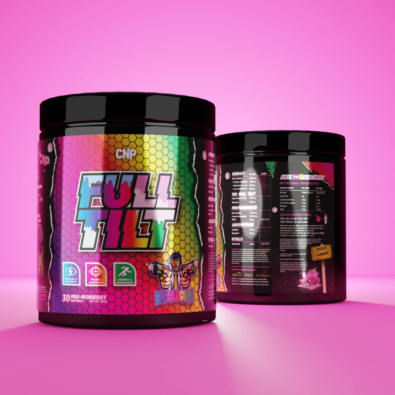 CNP Professional CNP Professional Full Tilt, Strong Pre-Workout, Stimu