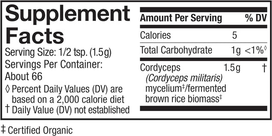 Host Defense, Cordyceps Powder, Supports Energy, Stamina and Athletic