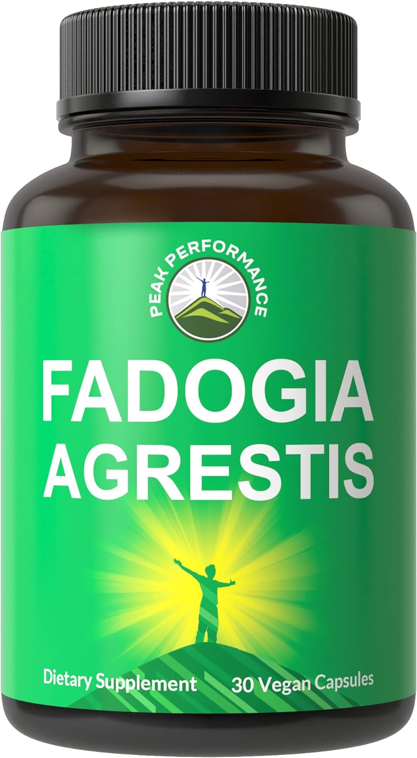 Fadogia Agrestis Ultra High Strength 10:1 Extract in Vegan Capsules. Support Athletic Performance, Boost Energy, Stamina