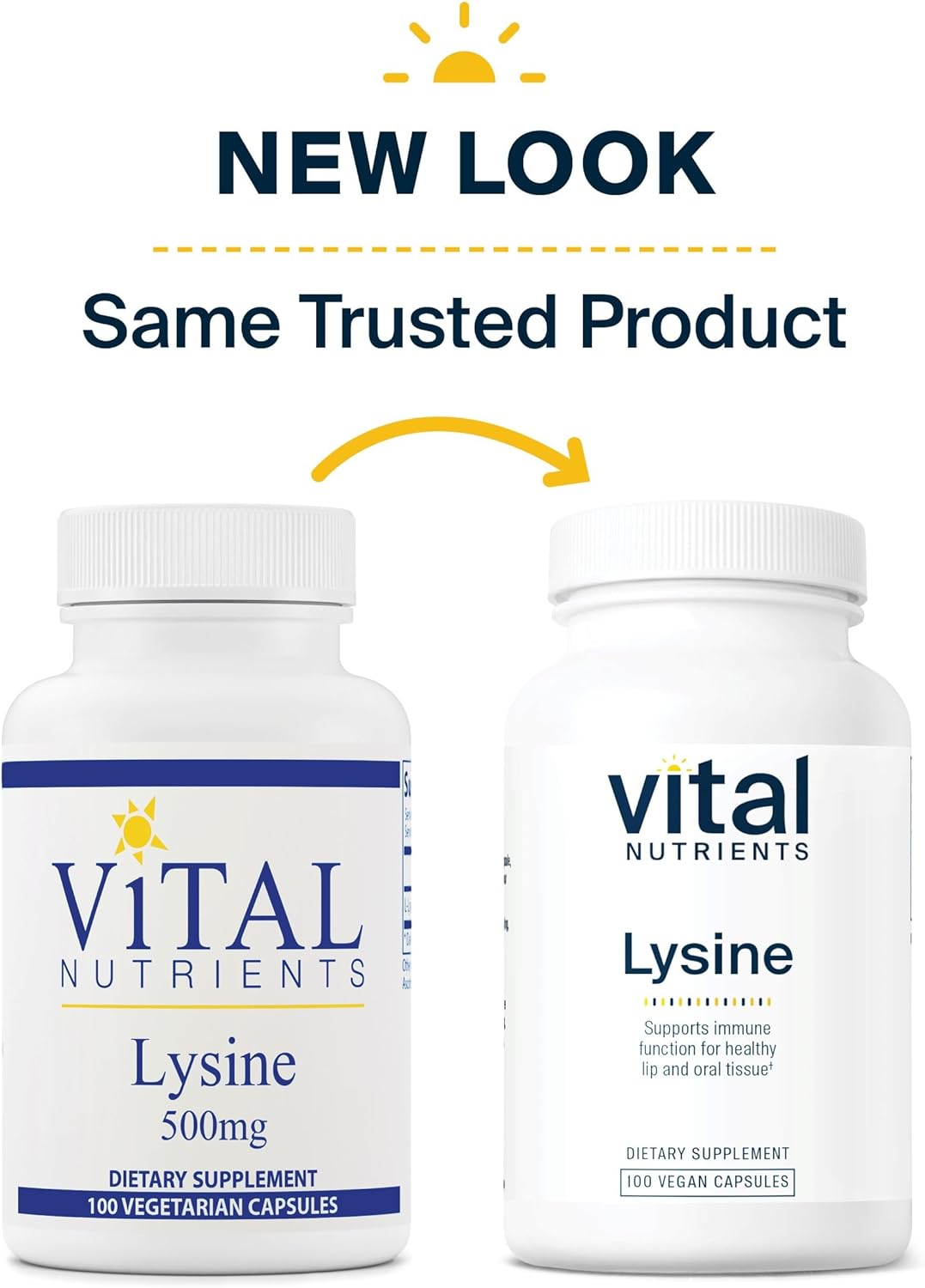 Vital Nutrients - Lysine - Supports Immune Function and Norm