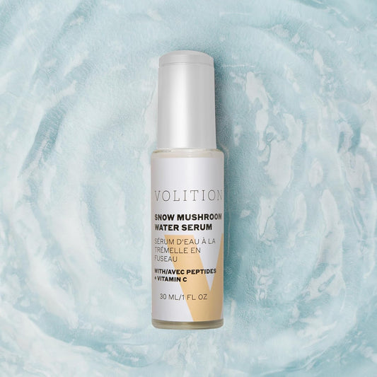 Volition Beauty Snow Mushroom Water Facial Serum - Renewing, Hydrating Face Serum Improves Moisture Retention While Minimizing Look of Pores & Fine Lines with Snow Mushroom Extract (30 / 1  )