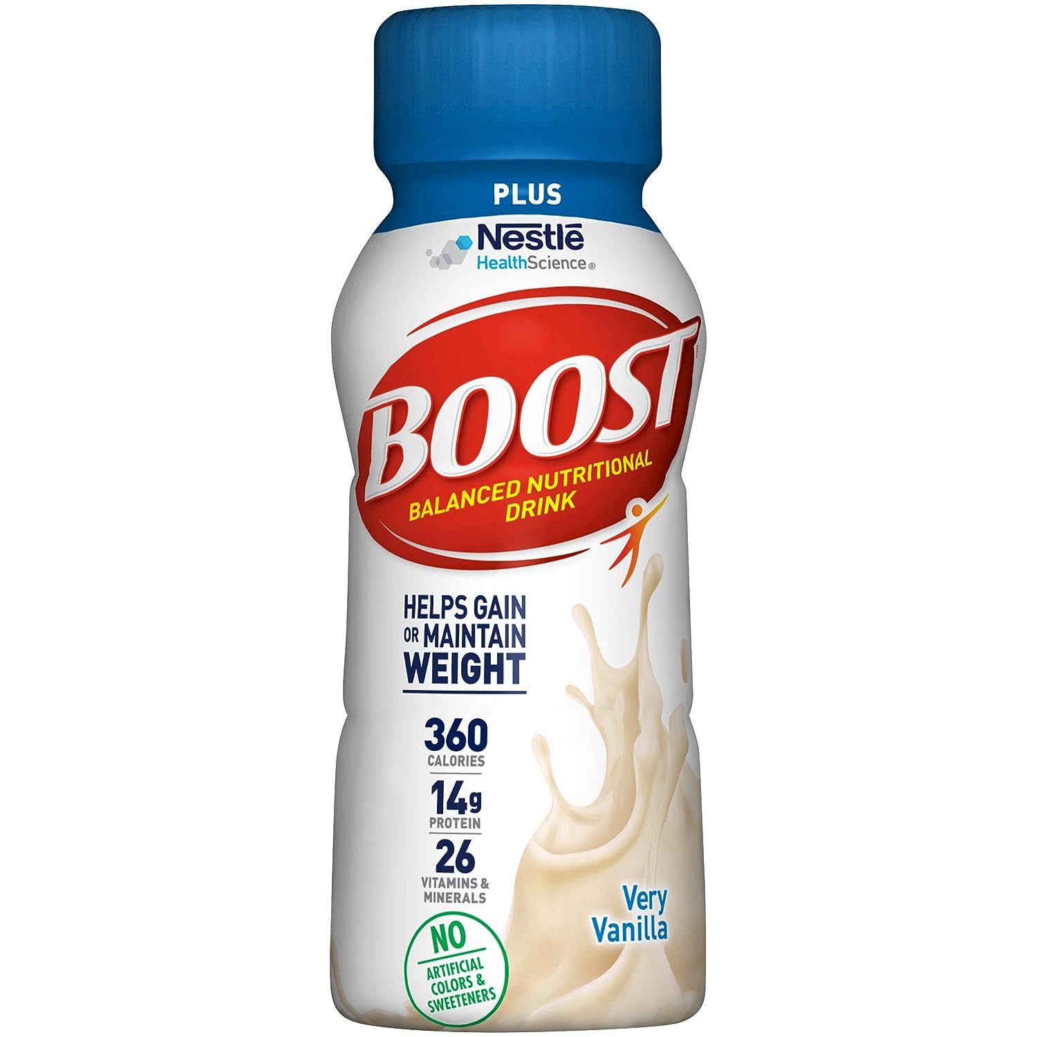 Boost Plus Vanilla Ready To Drink, 8 Fluid Ounce (Pack of 24)8.01 Fl O0.49 Ounces