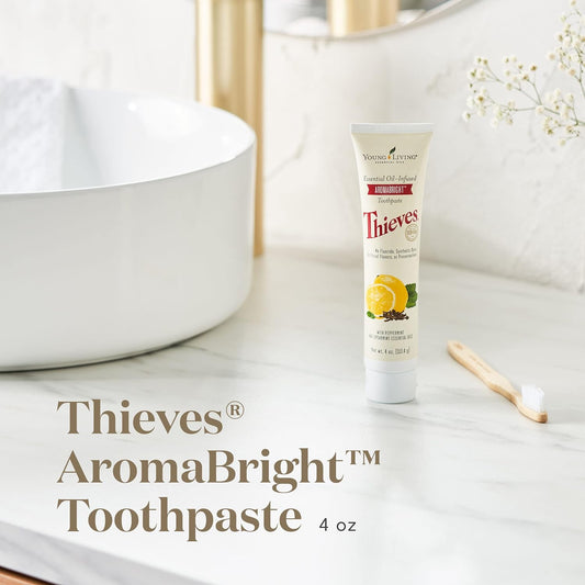 Thieves AromaBright Toothpaste by Young Living, 4 s