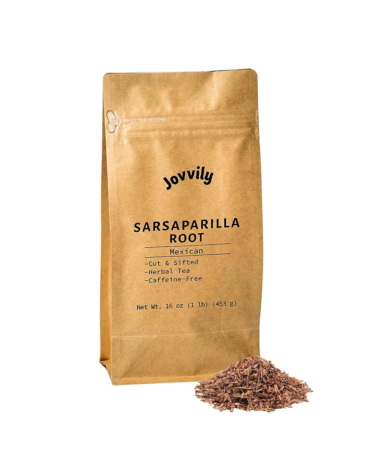 Jovvily Sarsaparilla Root  - Cut & Sifted - Herbal Tea - Flavor Modifier