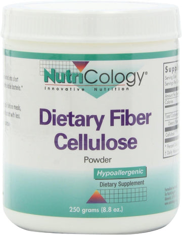 Nutricology Dietary Fiber Celllulose, 250-Grams8.82 Ounces