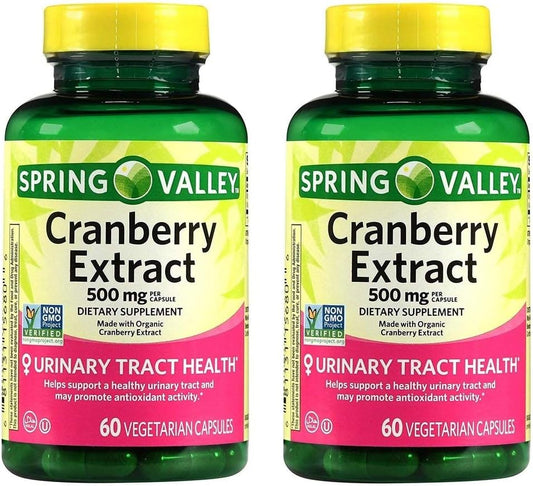 Spring Valley Cranberry Extract For Urinary Tract Health,Dietary Suppl