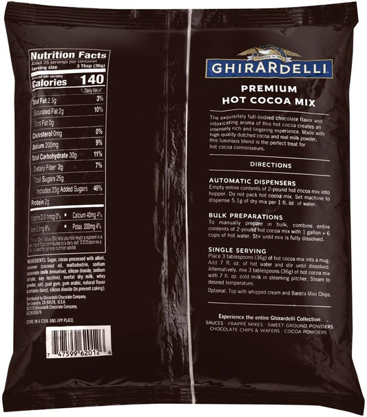 Ghirardelli Premium Indulgence Hot Cocoa Mix, Chocolate