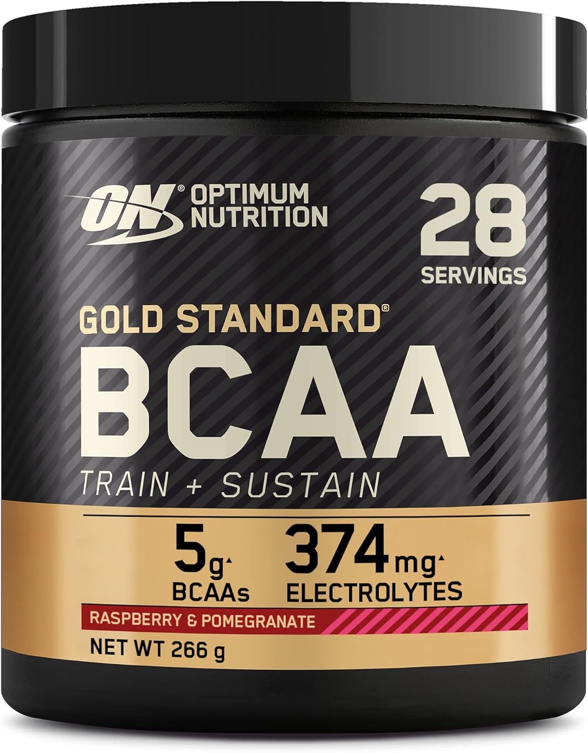 Optimum Nutrition Gold Standard Bcaa Train + Sustain, Amino Acids Pre 266 Grams