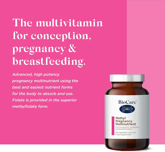 BioCare Methyl Pregnancy Multinutrient | for Conception, Pregnancy & B200 Grams