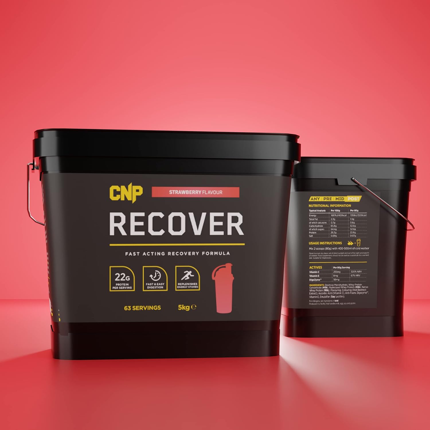 CNP Professional Recover, 5kg & 1.2kg Fast Acting Post Exercise Recove