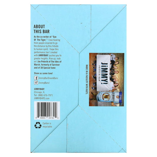 JiMMY! Protein Bar, Caramel Chocolate Nut, Eye of the Tiger, 12 Count