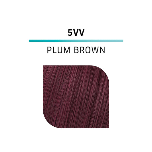 WELLA Color Charm Demi Permanent Hair Color, 5VV Plum Brown 2