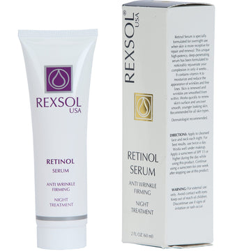 REXSOL Retinol Serum Anti wrinkle Firming | Best antioxidant serum for face | Pure Vitamin C for face, Pure Retinol Vitamin Serum | Utmost Anti Wrinkle Serum for Deep Wrinkle Treatment (2  )