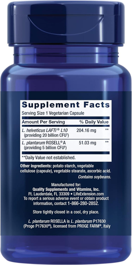 Life Extension Orassist Probiotic Women'S Health  Daily Probiotics Supplement - Womens Vaginal, Digestive & Immune Health Support  Gluten-Free, Non-Gmo, Vegetarian  30 Capsules
