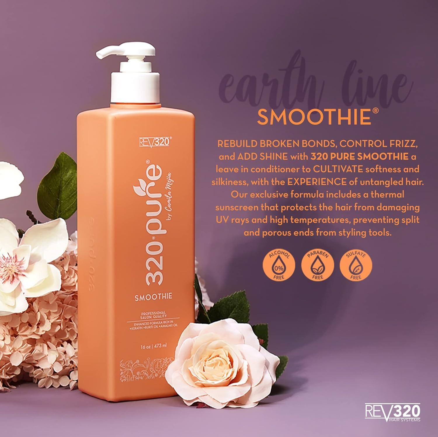 Esupli.com Rev320 320 PURE SMOOTHIE - Leave In Conditioner - 100% Pure 