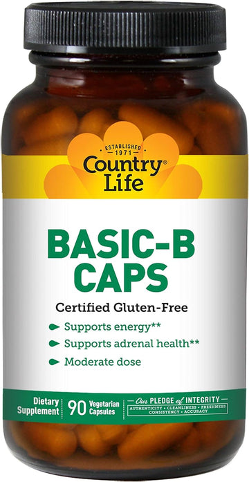 Country Life Basic-B B Complex, 90-Count