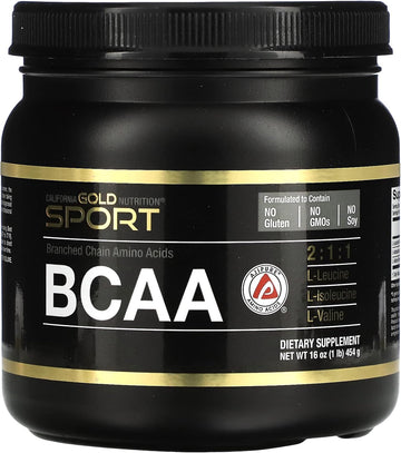 BCAA Powder, AjiPure, Branched Chain Amino Acids, 16 oz (454