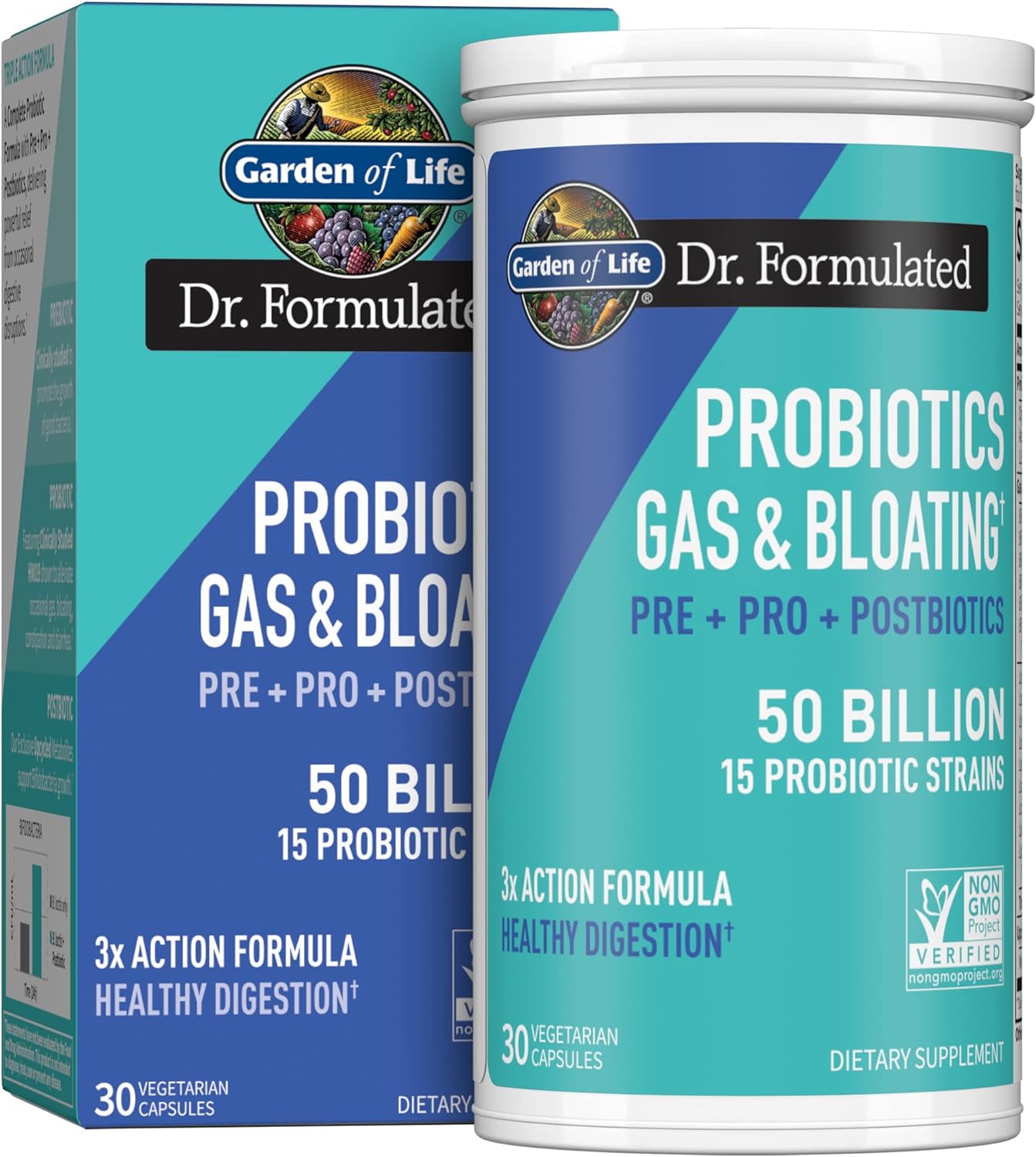 Garden Of Life Dr Formulated Once Daily 3-In-1 Complete Prebiotics, Po2.89 Ounces
