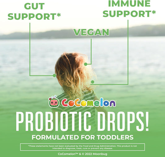 MaryRuth's Cocomelon Toddler Probiotic Liquid Drops for Kids Ages 1-3