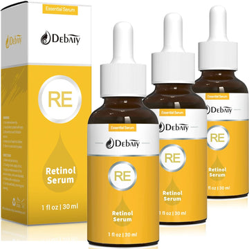 DEBAIY 3 Pack Retinol Serum for Face Anti Aging Serum Refreshing Moisturize for Skin (1./30), Total: 3.0  , (3RE01-0302)