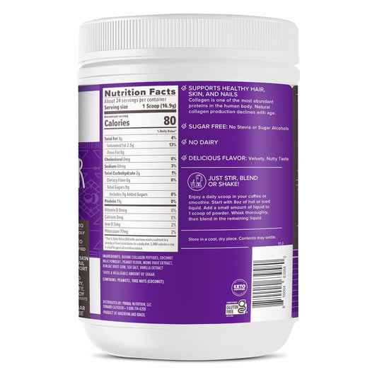 Primal Kitchen Collagen Fuel Collagen Peptide Drink Mix, Peanut Butter