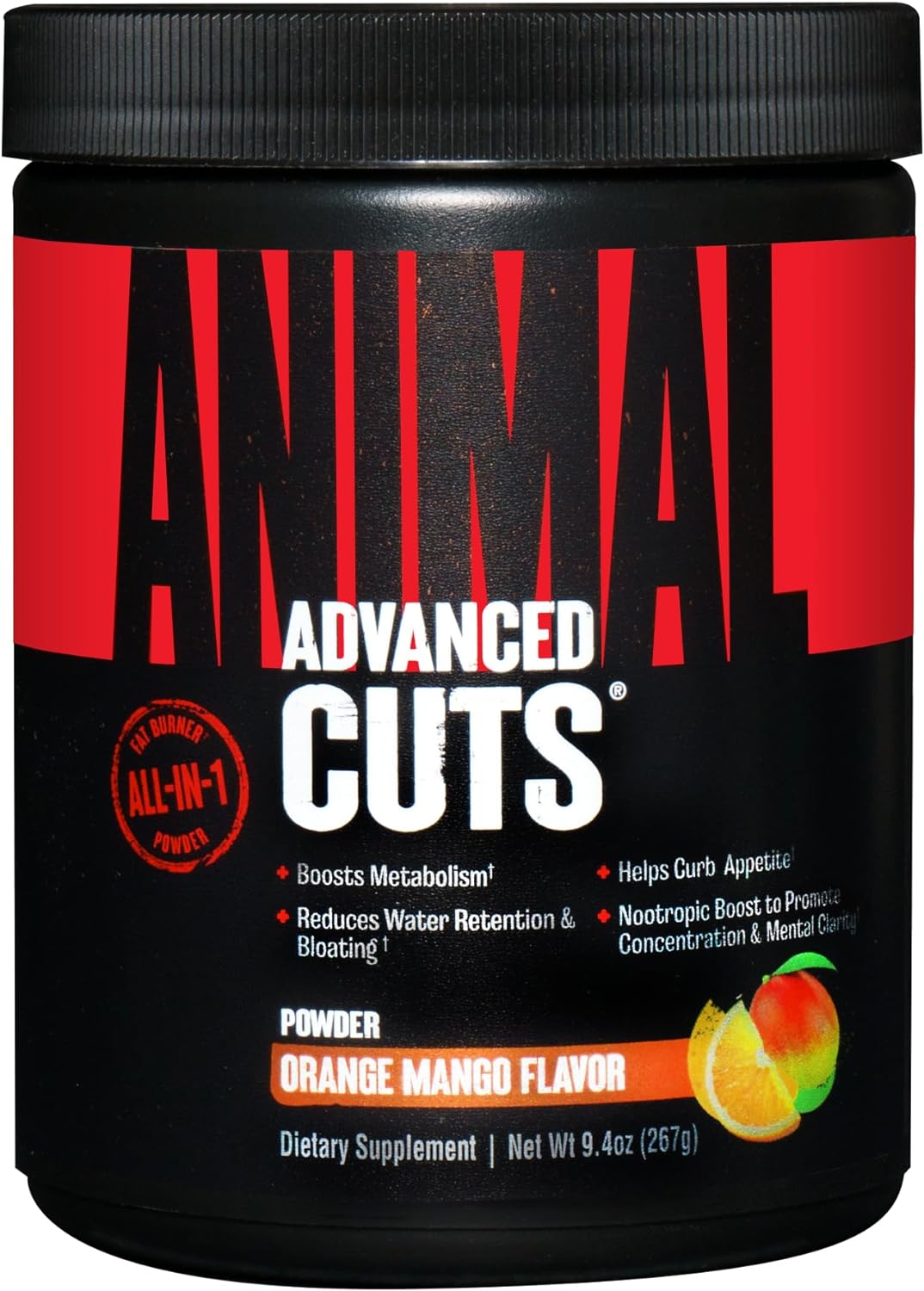 Animal Cuts Powder  Weight Management Supplement  Fat Burner, Metabo9.3 Ounces